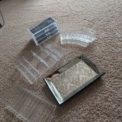 Bundle of Makeup Storage Organizer Pieces