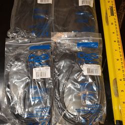 C2G 6FT Premium Replacement AC Power Cord - Durable Power Cable for TV, Computer, Monitor, Printer, Appliance & More (24240), Pack of 4