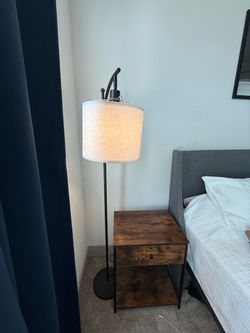 Set of 2 floor lamps with remotes