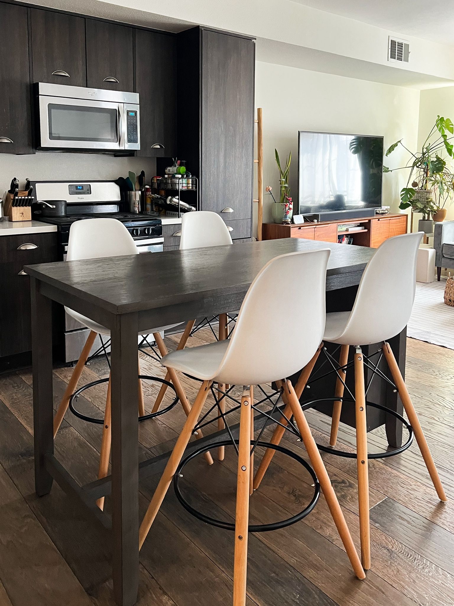 All Modern Eames Molded Inspired Bar/Counter Stools