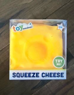 Toymendous Squeeze Cheese Sensory Toy