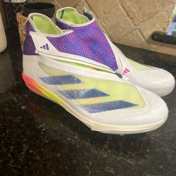 Adidas Adizero Impact+ Warp Speed White Baseball Cleats 