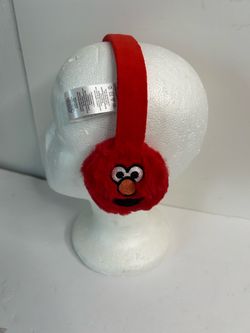 Child Sesame Street Elmo Earmuffs Size 0-24 months