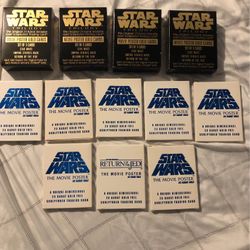 Star Wars Movie posters 1996      20 Cards!   23k Gold