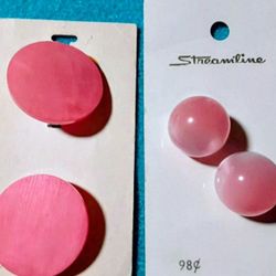 Beautiful Pink Design sewing Buttons