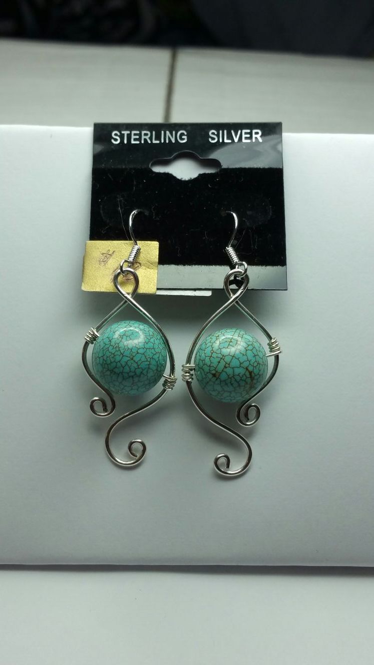 Handmade Wire Art Earrings