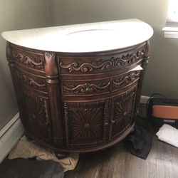 High End Vanity W/sink