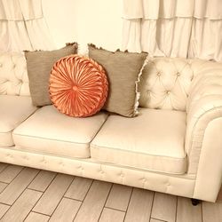 2 Large Sofas 88 Inches Long Each And A Love Seat