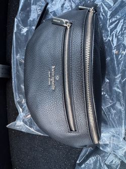 NWT Kate Spade New York Leila Pebbled Leather Belt Bag - Black