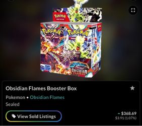 Pokémon Obsidian Flames Booster Box Sealed