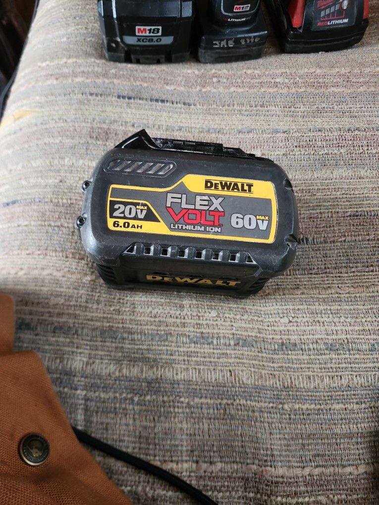 Dewalt Flex Volt 60v/20v Batteries 