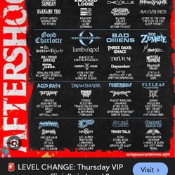 Aftershock Thursday VIP