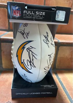 2016 San Diego Chargers Player Autographed Football (Antonio Gates & More)
