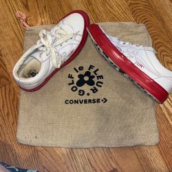 Golf Le Fleur Converse White And Red