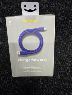 Iphone charger 6ft purple