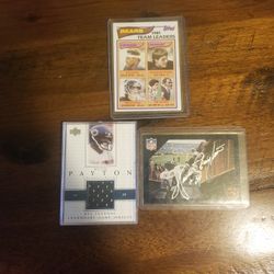 Chicago Bears Walter Payton Cards