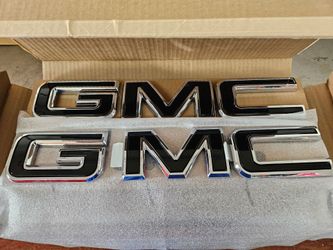 Black GMC emblems