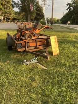 Scag Mower With Trailer