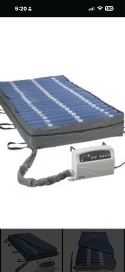Floating mattress for hospital with pump