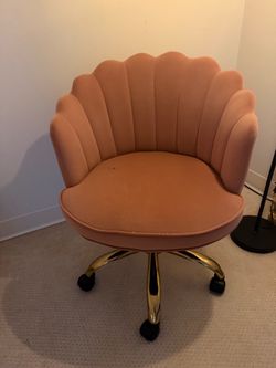 Pink office chair