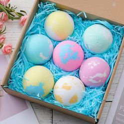  7 PCS Extra Large 5oz Fizzies with Natural Essential Oil

