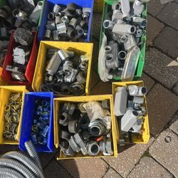 18 Boxes Of Electrical Fittings