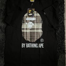 Black Bape X Burberry Tee