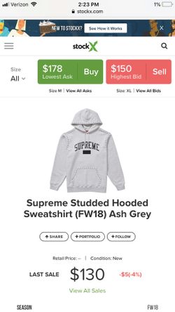 Supreme Studded Hooded Sweatshirt