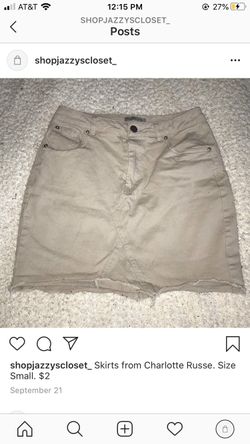 Beige skirt