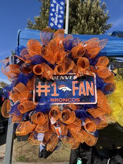 Denver Broncos Wreath 