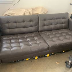 Leather sofa