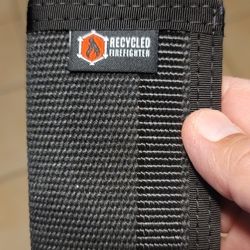 Recycled firefighter wallet 