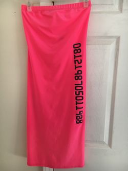Bodycon Bright Pink Serial Number Dress