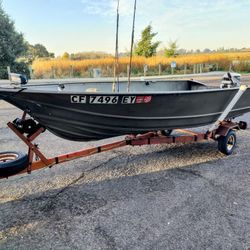 14ft Gregor Welded Aluminum Boat