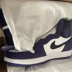 Jordan 1 Retro High Court Purple White