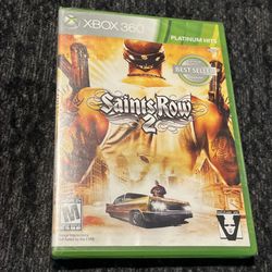 Saints Row 2 Platinum Hits Microsoft Xbox 360 Brand New Sealed