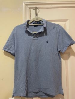 Ralph Lauren Medium Slim-Fit Blue Polo Shirt