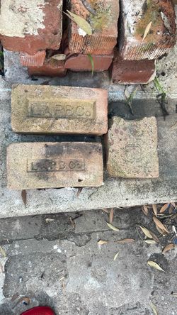 Vintage Antique LAPB Co. Bricks 