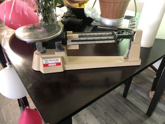 Ohaus triple beam scale