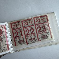 Collection of transfer receipts