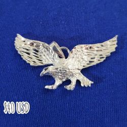  Dije De Aguila De Plata 