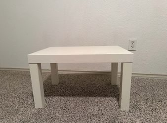 Side table Height is 14” W- 15” L- 23”