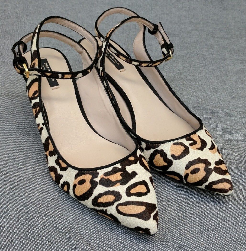 Zara two tone kitten heels, BRAND NEW!!!