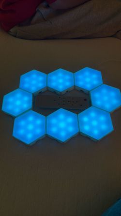Brick LED Lights in Hexagon Shape with Remote