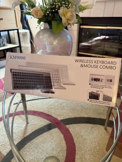 Wireless Keyboard & Mouse Combo (KM9000) - Brand New in Box