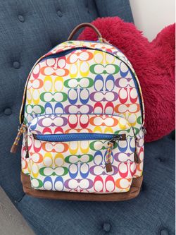 Coach Backpack new without tags very rare part of the Pride Collection