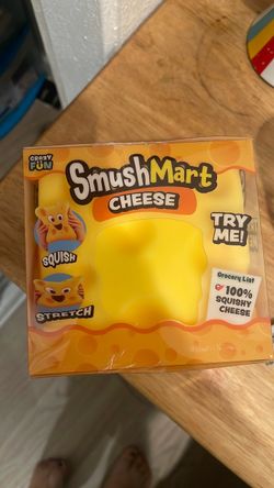 Crazy Fun SmushMart Cheese Squishy Toy