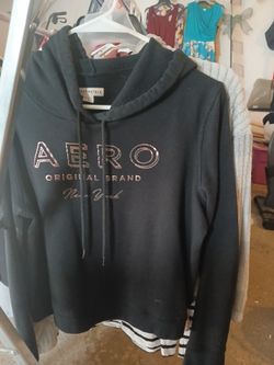 Aeropostale Black Pullover Hoodie