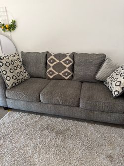 Gray Sofa with bed