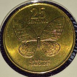 1986 Philippines 25 Sentimos Coin